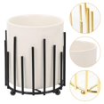 thumbnail image 5 of Pen Storage Organizer Metal Pen Pencil Case Desk Decoration Office School Library 8.5x8.5x10cm 1Pack, 5 of 5
