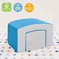 thumbnail image 6 of ECR4Kids SoftZone Junior Mix n' Match Tunnel and Bump, Beginner Playset, French Blue, 2-Piece, 6 of 9
