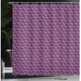 thumbnail image 3 of Ambesonne Flamingo Shower Curtain, Aloha Exotic Birds, 69"Wx70"L, Plum and Pink, 3 of 4