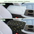 thumbnail image 4 of Renewold Sun Moon Star Car Center Console Armrest Cover Comfortable Armrest Seat Box Pad with Organizer Pockets Console Lid Protector Cushion Universal Fit for Most Vehicles SUVs, 4 of 9