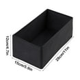 thumbnail image 3 of Black Black Medium Heavy Duty Foldable Clothes Storage Bag Reinforced Handling Container For Home Dorm Travel Moving Reusable Storage #9832Z, 3 of 6