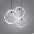 thumbnail image 2 of Cateissary Luz colgante de 20 cm de diámetro, luces colgantes de cristal redondas, lámpara de techo, restaurante, Hotel, dormitorio, sala de estar, Iluminación y accesorios Oro rosa Cateissary  HA067379-03, 2 of 6