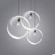 thumbnail image 5 of Cateissary Luz colgante de 20 cm de diámetro, luces colgantes de cristal redondas, lámpara de techo, restaurante, Hotel, dormitorio, sala de estar, Iluminación y accesorios Negro Cateissary HA067379-02, 5 of 6