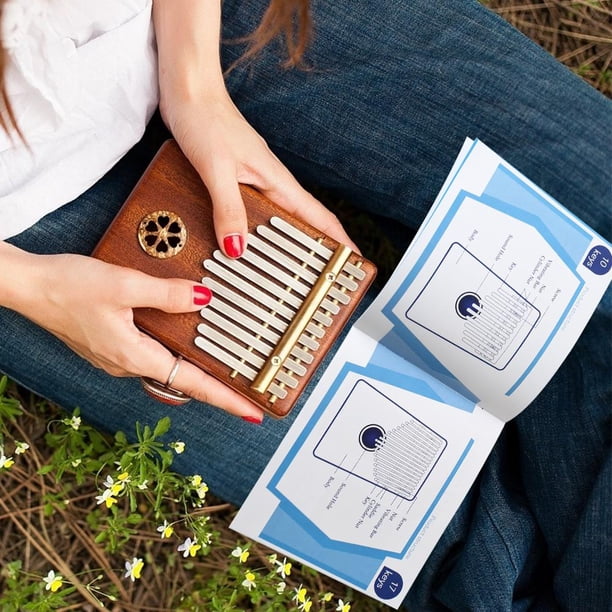 17-Key Kalimba Mbira DIY Part Set Shrapnel Tuning Hammer Kit Para Estrenar
