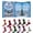 Blue, variant on 24 Days of Christmas Socks Advent Calendar 2026, Fun Xmas Countdown Gift Set with Santa Snowman & Reindeer Designs for Teens & Adults (Blue)