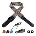 thumbnail image 2 of Guitar Strap, Multifunctional Widened Adjustable Electric Guitar Shoulder Strap Replacement Parts For Acoustic Bass, 2 of 8