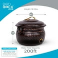 thumbnail image 3 of BirdRock Home Decorative Water Hose Pot with Lid - Distressed Bronze - 100 ft Hose, 3 of 10