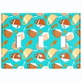 thumbnail image 2 of Metal Light Switch Wall Plate Outlet Cover (Mocha Coffee Bean Espresso Cup Cappuccino Teal - Triple Toggle), 2 of 2