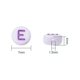thumbnail image 4 of 1000 Pcs Acrylic Beads, Alphabet Beads,random Mixed Letters A To Z, Flat Round, White Color,74mm, 4 of 5