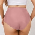 thumbnail image 4 of Women's Panties Soft Breathable High Waisted Seamless Bikini Underwear For Everyday Comfort, 4 of 4