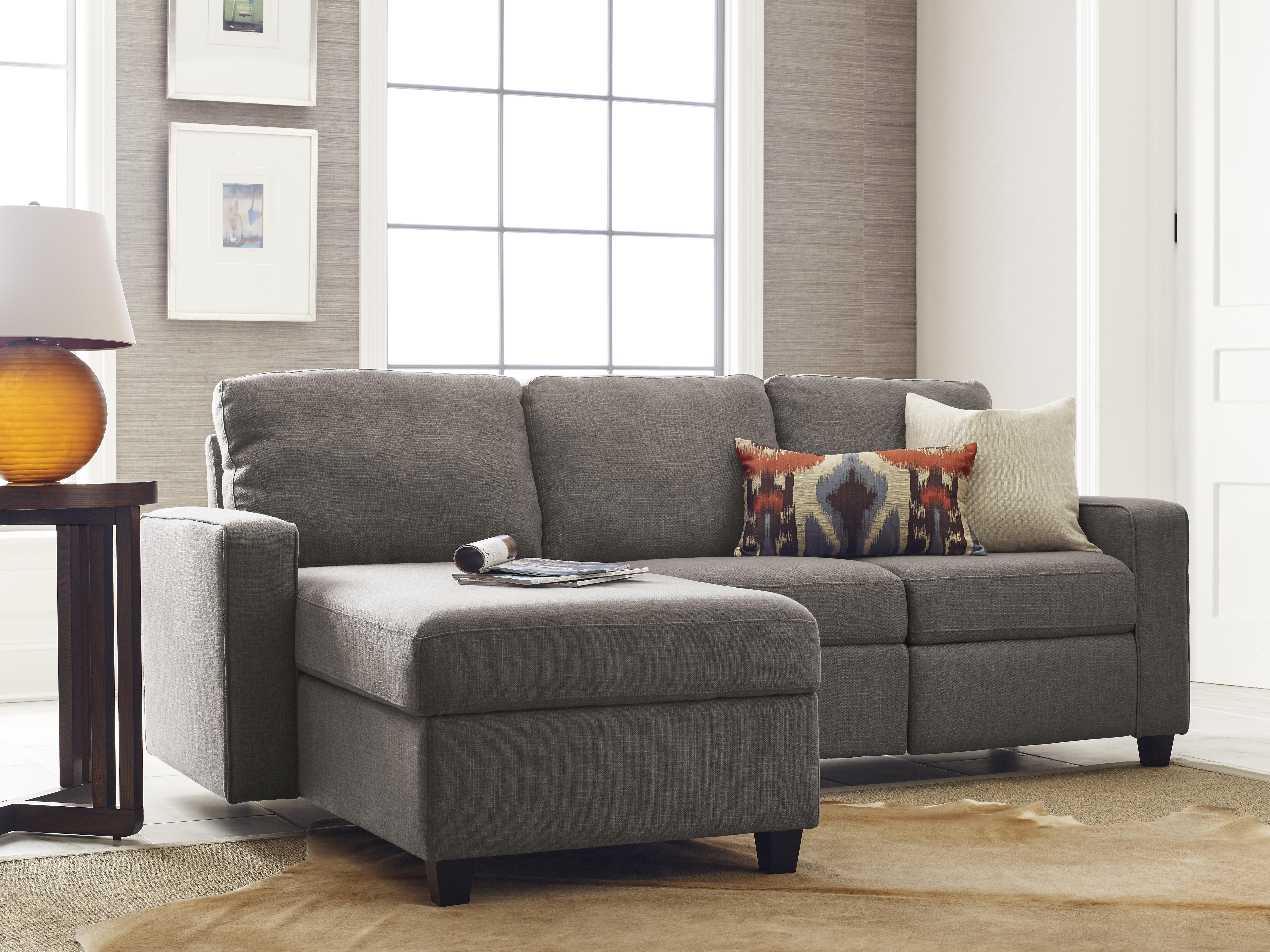 Serta Palisades Reclining Sectional with Left Storage Chaise - Gray - image 3 of 9