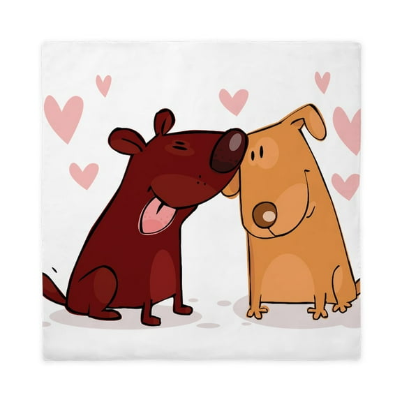 CafePress - Love Dogs - Queen Duvet