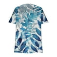 thumbnail image 5 of Otvok Womens Casual T Shirts for Summer 2025 Short Sleeve Crewneck Tunic Shirts Floral Print Tops Dressy Blouse, 5 of 5