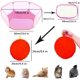 thumbnail image 5 of Tienda de campaña para animales pequeños, jaula para reptiles, corralito transparente transpirable para mascotas, valla de ejercicio al aire libre/interior abierta, valla de patio portátil Adepaton WMZL-1859-2, 5 of 7