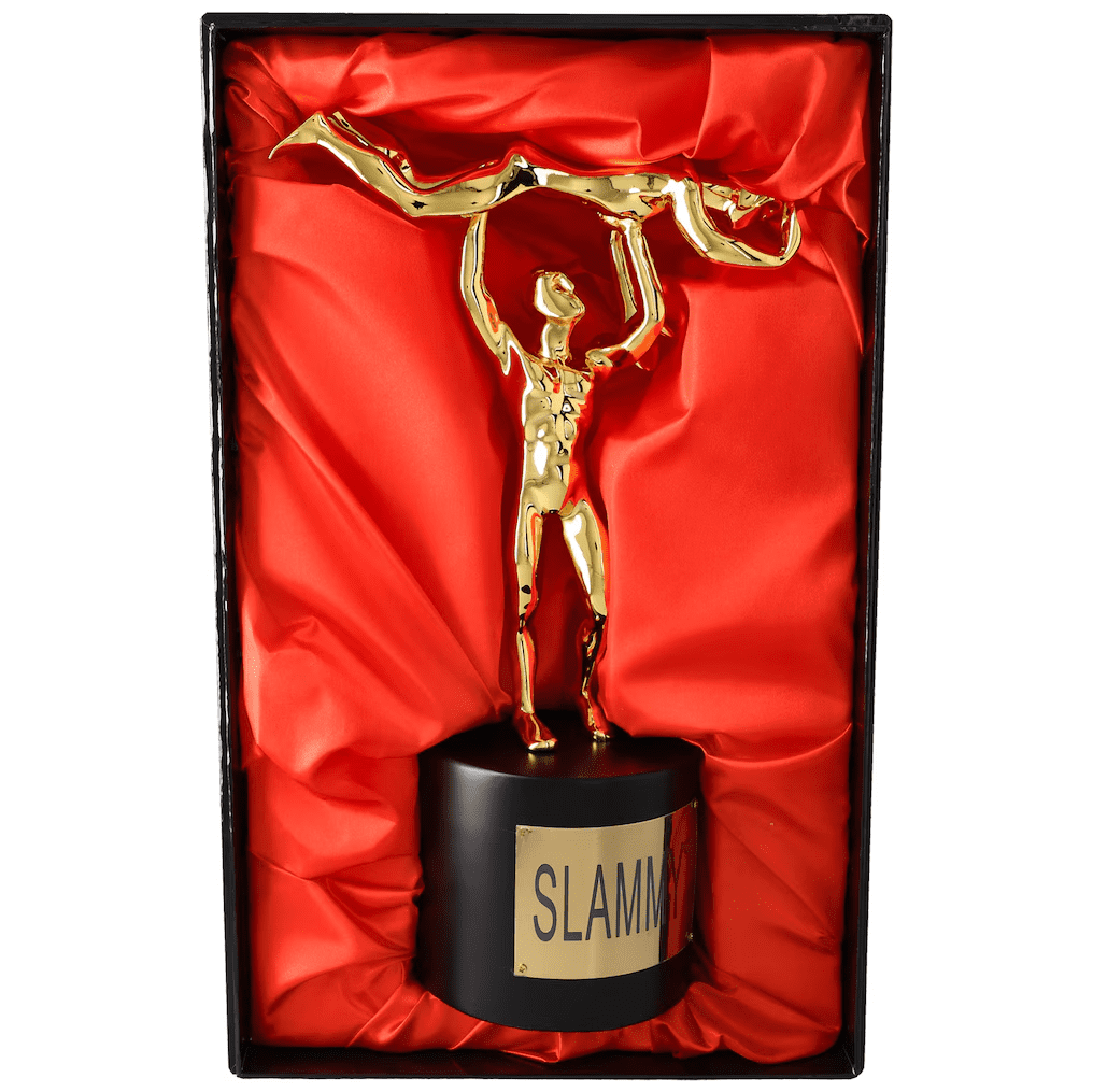 WWE Slammy Award Replica Commemorative Wrestling Trophy