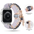 thumbnail image 4 of V-MORO Apple Watch Band 38mm 40mm 41mm 42mm 44mm 45mm Women Handmade for SE 9 8 7 6 5 4 3 2 1, 4 of 7
