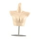thumbnail image 5 of Maniquí femenino Torso Bra Maniquí Maniquí resistente Lencería independiente Soporte de piel plateada, 5 of 8