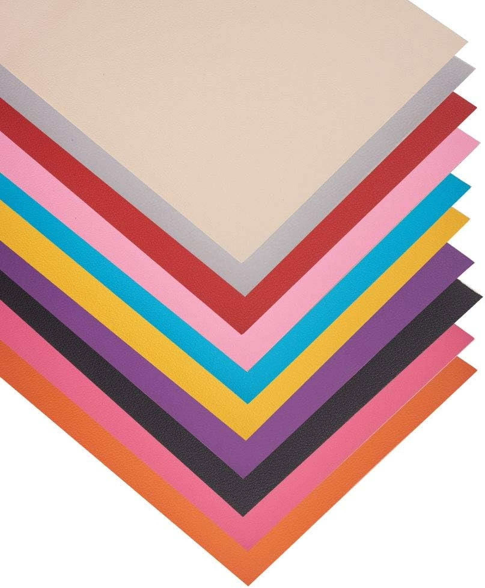 20Pcs Solid Color Leather Sheets Fabric PU Leather DIY Projects Mixed Color 34x20cm for Making Wallet Handbags Dressing Sewing Crafting