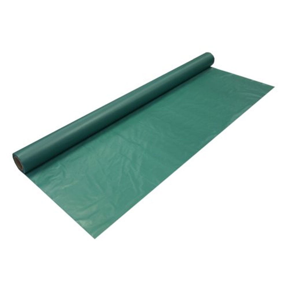 40" x 100' Hunter Green Disposable Plastic Banquet Roll, Each