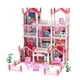 thumbnail image 1 of Casa de muñecas, juego de casa de muñecas, juguetes educativos, montaje DIY, con figura de muñecas con 14 habitaciones, 1 of 9