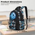thumbnail image 6 of Bulopur Football Kids School Bag Set 4 Pcs Lightweight Breathable Kids School Backpack with Lunch Box, Pencil Case and Water Bottle Cover for Boys, 6 of 7
