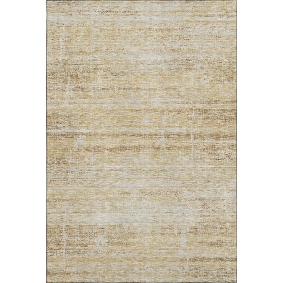 Dalyn Rugs Premium Machine Washable Mayfield AMF747 Gold 5' x 7'6" Rug