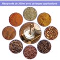 thumbnail image 5 of Glass jars, spice jar with spoon and lid, salt jar, for storing food in the kitchen, tea, coffee, sugar, salt, Set of 3, 5 of 5