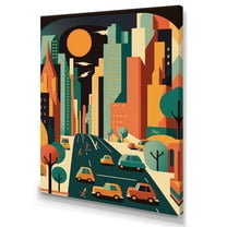 Designart Fantasy Cityscape V Canvas Wall Art