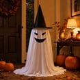 thumbnail image 6 of MMJ Halloween Decorations Freestanding Ghost Porch Standing Spooky Yard Ornament Indoor Outdoor Party Props Front Door Entryway, 6 of 6