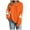 Orange_1, variant on Godom Halloween Women's Sweatshirts Pumpkin Graphic Crewneck Long Sleeve Pullover Tops Loose Fit Soft Knit Ribbed Casual Fall Winter Outfits