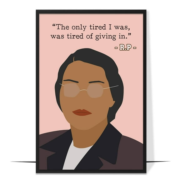 LOLUIS Inspirational Quotes Wall Art, Empowered Women Art Print Decor Gifts for Home Office Classroom, Feminist Poster (DES 1, Unframed 11"x17")