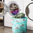 thumbnail image 5 of RKSTN Paniers de Rangement pour Vêtements Sales Organiser la Vie Panier à Linge Pliant, 5 of 5