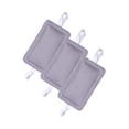 thumbnail image 4 of 3 piezas de bloqueo de puerta, cojín para cerrar puertas, cubierta de cerradura de puerta de guardería para reducción de ruido, puertas silenciosas, s Gris, 4 of 8