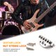 thumbnail image 5 of Tuerca de bloqueo de guitarra eléctrica, bloqueo de cuerda con tornillos, accesorios de piezas de guitarra Tmvgtek Para estrenar, 5 of 9