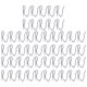 thumbnail image 1 of 50Pcs Cortina de Cortinas Pins - Plateado, 1 of 5