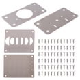 thumbnail image 5 of Kit de ReparacióN Bisagras Paquete 12: Placa Puertas Gabinetes, FijacióN para Armarios Cocina,, 5 of 5