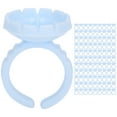 thumbnail image 1 of Ymiko 100 Pcs Anneau de Colle Jetable pour Cils, Support de Colle pour Extension de Cils, Conteneur de Pigment, Accessoire pour Extension de Cils, 1 of 8