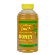 Cox'ss Honey 24 oz Clover Honey Squeeze Bottle