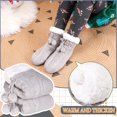 thumbnail image 2 of Minzimin Kids Boys Girls Fuzzy Slipper Socks Soft Warm Thick Fleece lined Christmas Stockings For Child Toddler Winter Home Socks, 2 of 6