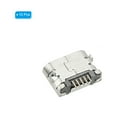 thumbnail image 3 of Uxcell Silver Tone Micro USB Type B Connector 5Pins Female Plug Socket 90 Degree 10 Pack, 3 of 6