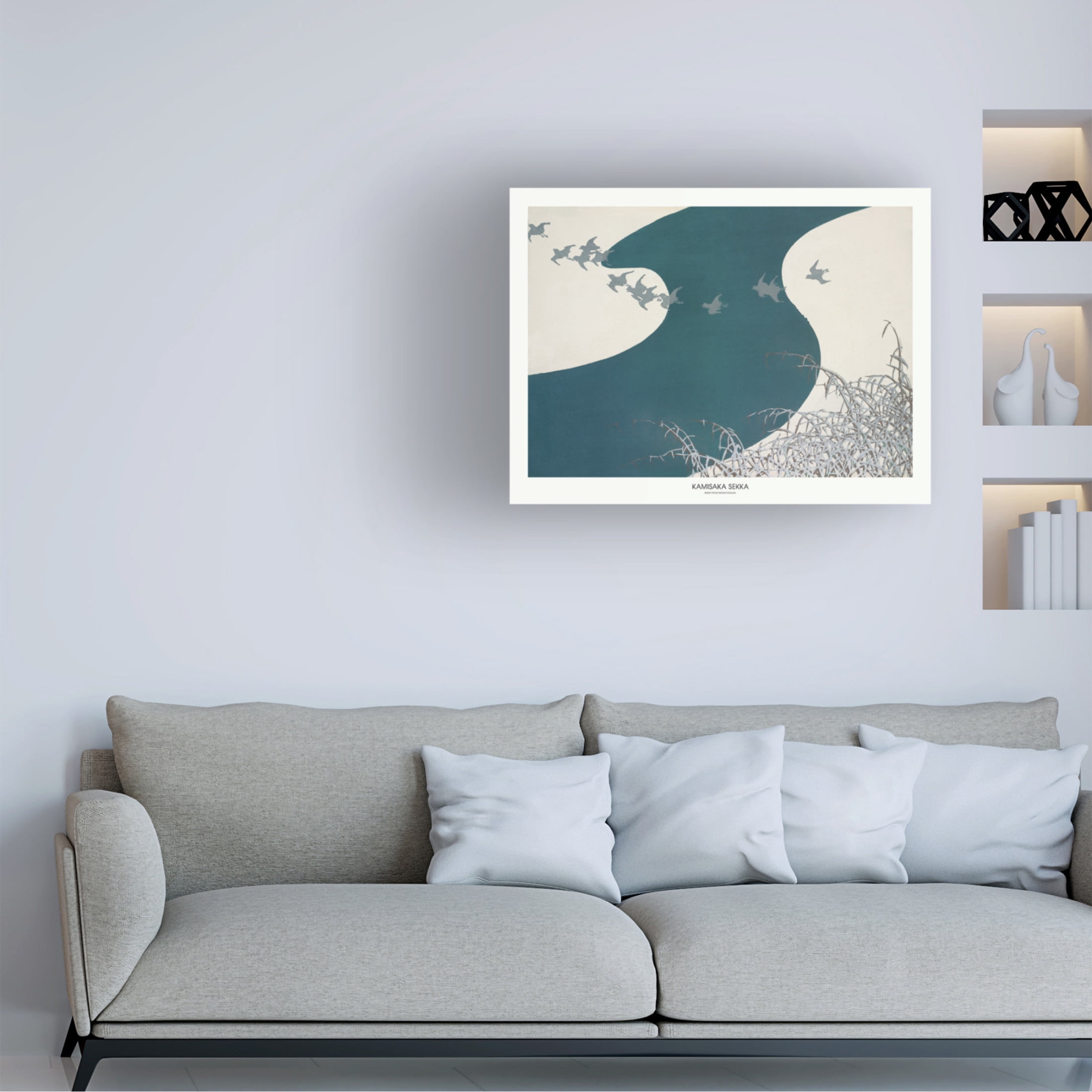 Trademark Fine Art Pictufy  Birds From Momoyogusa Canvas Wall Art