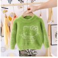 thumbnail image 3 of Hello Kitty ropa para niños nuevos productos niñas suéter grueso visón terciopelo niño imitación visón terciopelo jersey camisa de fondo, 3 of 5