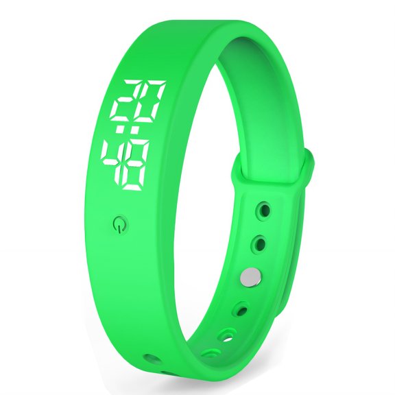CCOCC Smart Wristband,Health Monitoring Temperature Smart Bracelet,Silent Vibration Alarm Wristband,Rechargeable Smart Wristband with 30-Day Battery