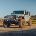 thumbnail image 2 of RockTrix RT118 17 inch Wheel Compatible with Jeep Wrangler JK JL 17x9 5x5 Wheels (-12mm Offset, 4.5in Backspace) 5x5 PCD, 71.5mm Bore, Milled Gloss Gunmetal Gray Wheels, Also fits Gladiator JT Rims, 2 of 8