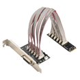 thumbnail image 1 of M.2 to 4 RS232 DB9 Serial Port and 1 DB25 Parallel Printer Port LPT1 Multi Expansion Card B Key M Key NGFF 2280Mm WCH384, 1 of 5
