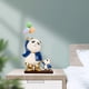 thumbnail image 5 of Estatua de panda creativa, figura decorativa para el hogar, para sala de estar, regalo de decoración de mesa. Azul, 5 of 9