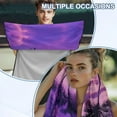 thumbnail image 6 of KUIFORTI Car Seat Covers & Running Towel - Premium Microfiber Sweat Towels for Gym,Yoga,Workout Multi-Use Car Drying Towel for Sedans, Trcuks, SUVs, Beach Palm Tree, 6 of 8