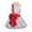 White, variant on YONGHS Kids Girls Christmas Santa Claus Costume Ballet Dance Tutu Dress 4-16 A Red 16