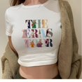 thumbnail image 3 of Taylor Swift the Eras Tour 90s yk2 crop top Mujer Estética Harajuku Ropa vintage Camiseta, 3 of 5