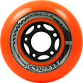 thumbnail image 2 of 8 Roues de Hockey à Roulettes Extérieures en Asphalte Labeda - Orange 80mm, 2 of 3